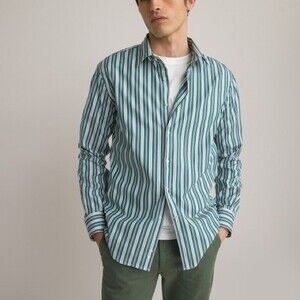 Hugo Boss blue strip shirt size L